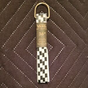 Vans Black and White Checkered Laces